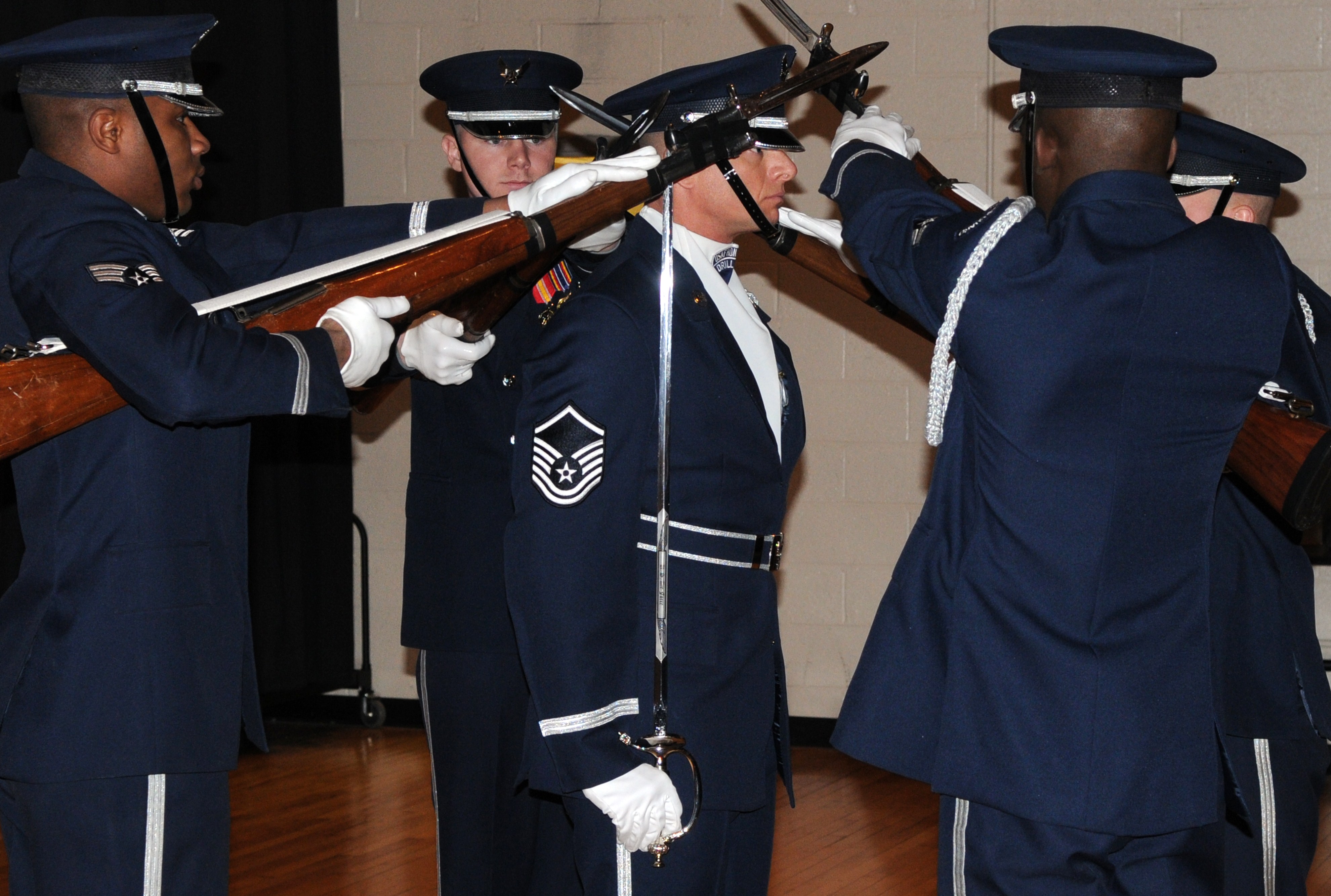 members-of-the-coast-guard-ceremonial-honor-guard-march-after