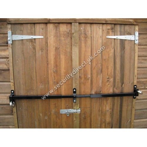 Double Door Shed Security Bar - Security Guards Companies