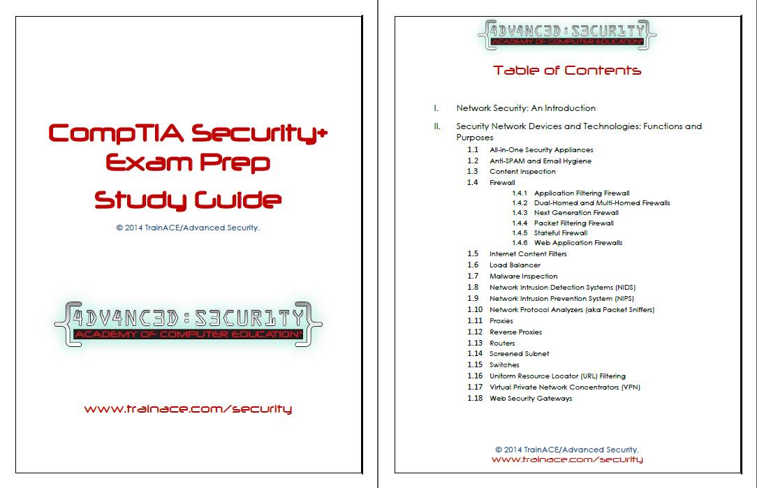 Security Plus Certification Study Guide Security Guards Companies