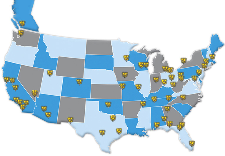 Map Of Leicester NC Security Guards Companies   Map 