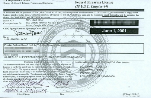 firearms federal license permit security ffl guard explosives