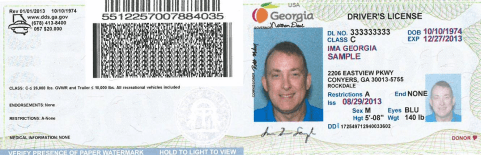 ga drivers license class cid